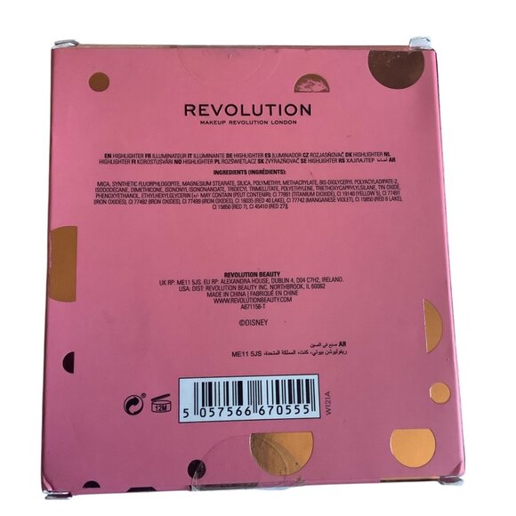 Disney Minnie Mouse Highlighter Duo Revolution Makeup London 0.29 Oz NEW - Picture 2 of 5